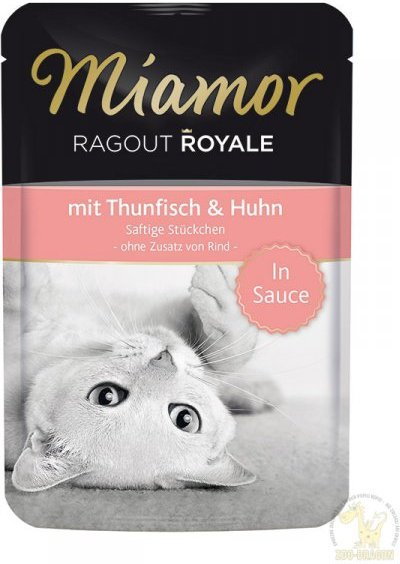 Miamor Ragout Royale Tuńczyk i Kurczak w sosie Saszetka 100g 74071