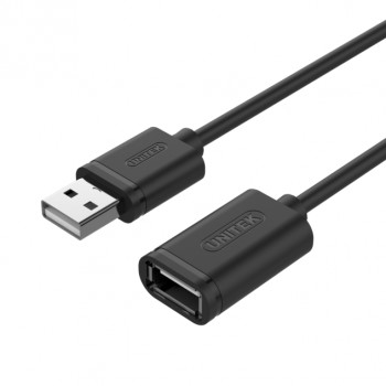 Unitek przewód przedłużacz USB 2.0 AM-AF 3M Y-C417GBK