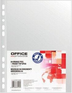 PBS Koszulka zawieszkowa groszkowa A4 OFFICE PRODUCT 30 mic 100 sztuk PB006