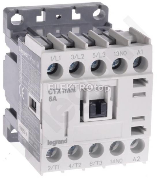 Legrand 417006 STYCZNIK CTX3 MINI 3P 6A 1NO 230V AC