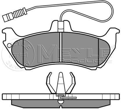 MEYLE Zestaw klocków hamulcowych, hamulce tarczowe 025 231 9017/W