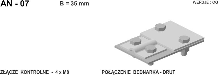 An-Kom Józef Przystał AN-07/OG/, Złącze kontrolne ocynkowane ogniowo