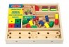 Melissa&Doug 15151 Drewniane KLOCKI Konstrukcyjne 15151
