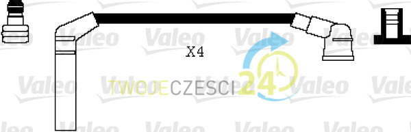 VALEO Zestaw przewodów zapłonowych 346006