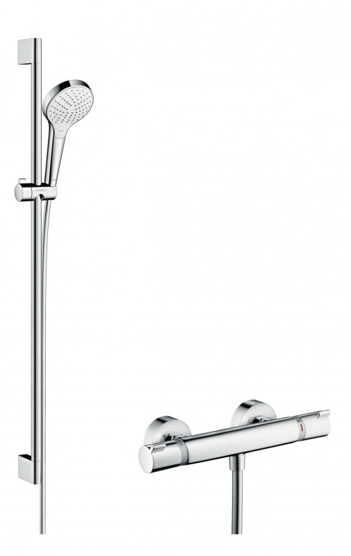 Hansgrohe Croma Select S Vario Zestaw prysznicowy 90 cm chrom/biały 27014400