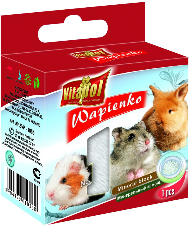 Vitapol Wapno dla gryzoni i królika naturalne 40g