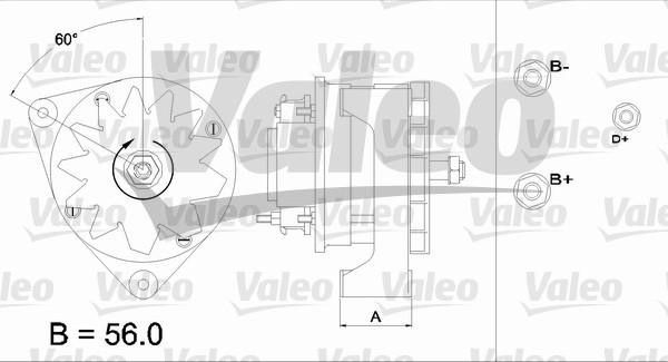 VALEO Valeo alternator - z kaucją 436595