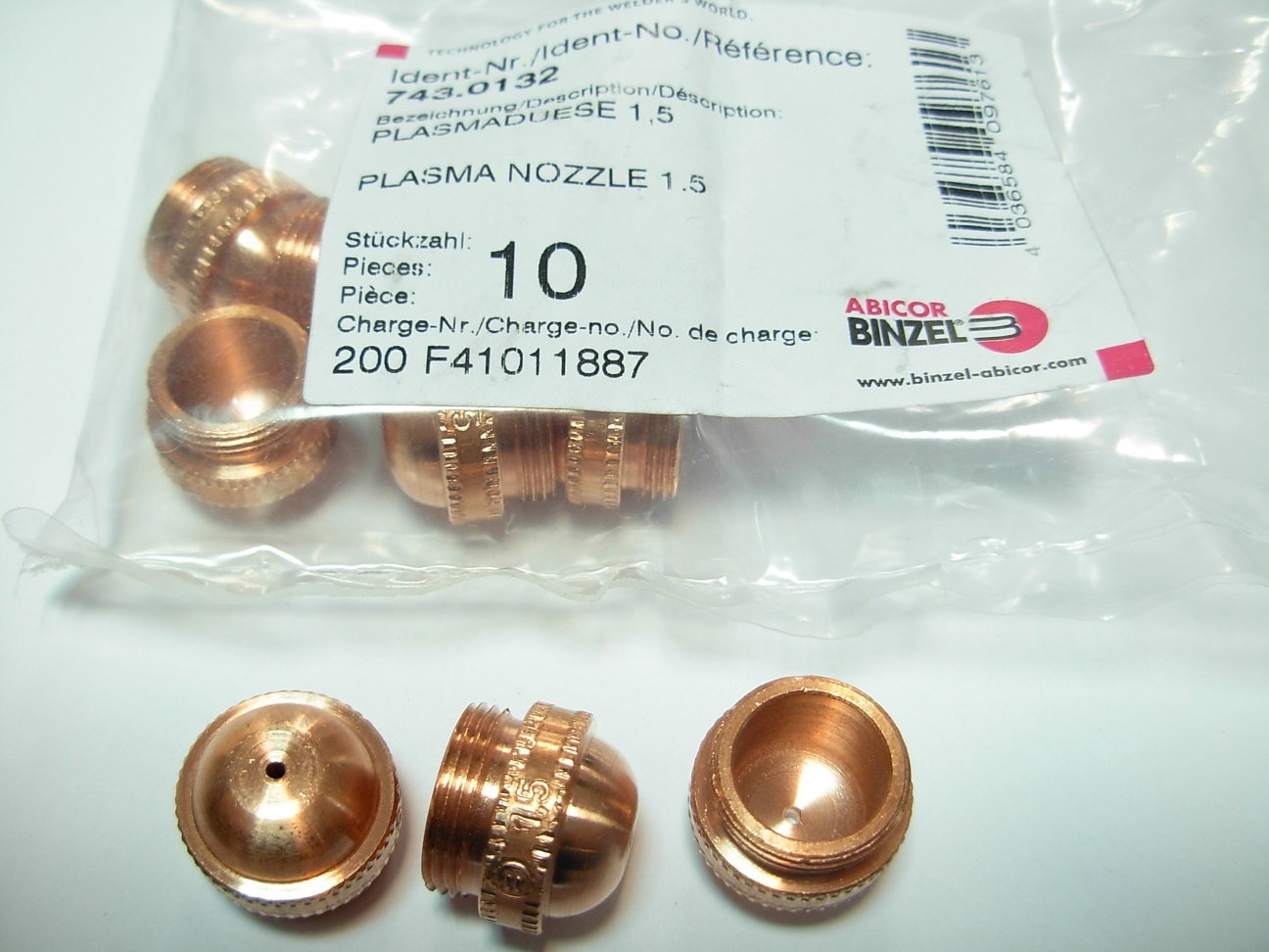 BINZEL DYSZA 1.5 DO UCHWYTU PLAZMOWEGO PSB 60S/121S