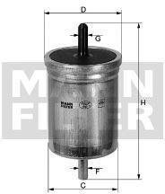 MANN FILTR PALIWA RENAULT LAGUNA 1.8-3.0 93-98/ -FILTER WK 618/1