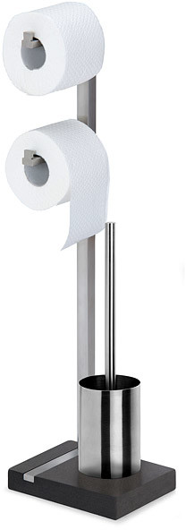 Blomus Stojak na papier toaletowy i szczotkę do WC Menoto matowy B68623