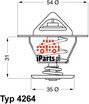 Wahler Termostat ukadu chodzenia 4264.87D