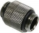 Bitspower złączka adapter 2x 1/4 - obrotowa, czarna w połysku (BP-BSRG)