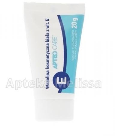 Synoptis PHARMA SP Z O.O APTEO CARE Wazelina kosmetyczna biała z wit E 20 g 4335751