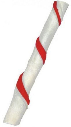 Zdjęcia - Leki i witaminy Prozoo Magnum Rurka ze Skóry woł. Nadziewana / Rawhide Roll Stick Red/White 40szt 