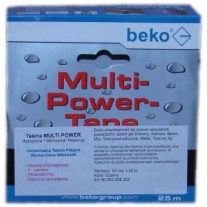 Uniwersalna Taśma Klejaca Wzmacniana Włóknami 25mx50mm BEKO MULTI POWER