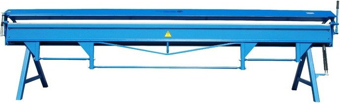 ZAGINARKA GIĘTARKA KRAWĘDZIARKA DEKARSKA DO BLACHY Z CIĘCIEM Prod-Masz ZGR-3500 (ZGR-3500/0.65)