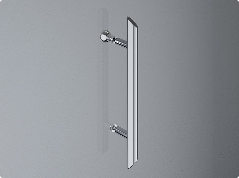 Ronal SanSwiss Pur PU4P 80x80 profil chrom szkło przezroczyste PU4P500801007