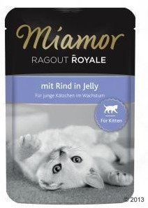 Miamor Ragout Royale Kitten z Wołowiną Saszetka 100g 3141