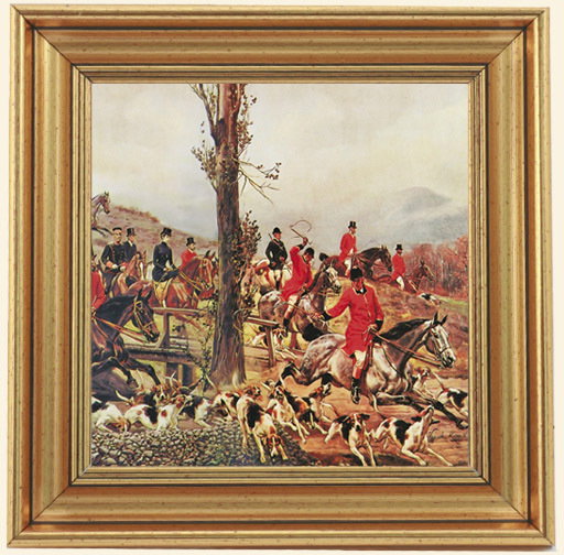Carmani Obrazek - Kossak - Wyjazd na polowanie w Godollo 261-8007