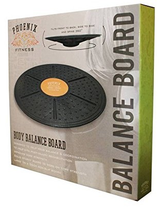 Phoenix Fitness Dysk Równoważny, Czarny, Średnica 360 Mm (5029476010127)