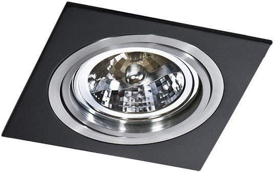 Azzardo Oprawa do wbudowania SIRO 1 BLACK GM2101 BK/ALU -