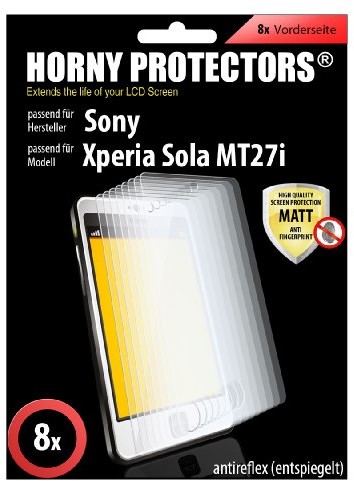 HORNY PROTECTORS Horny Protectors Crystal Clear folia ochronna na wyświetlacz do Sony Ericsson Xperia Sola mt27i, przezroczysty 4250558619629