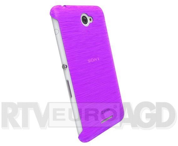 Krusell FrostCover Sony Xperia E4 purpurowy 90065