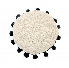 Lorena Canals Poduszka Cushion Circle Black SC-CIRCLE-BK