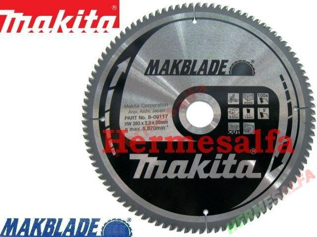 Makita PIŁA TARCZOWA tarcza do drewna 260x30 100z B-09117