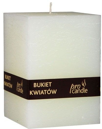Pro Candle wieca zapachowa ProCandle 736001 / prostopadłościan / bukiet kwiatów