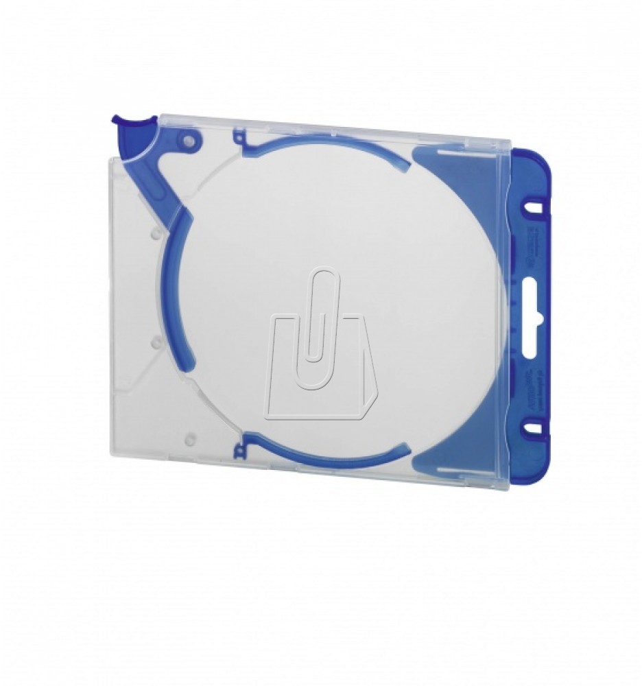 Durable Etui Durable Quickflip na płytę CD/DVD niebieskie 5 sztuk 5269-06