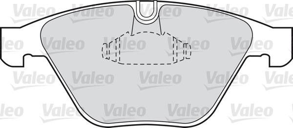 VALEO klocki hamulcowe 598410 598410