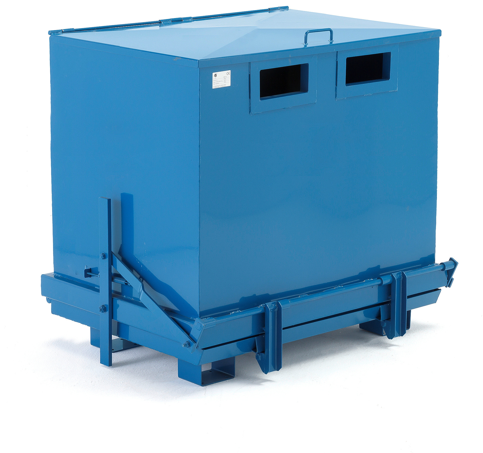 AJ Kontener z dolnym opróżnianiem o poj 1000 l -900x1100x1200mm z pokrywą 259722