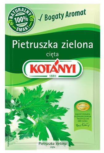 Kotanyi Pietruszka zielona cięta 8 g Kotányi