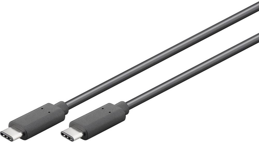 Goobay Kabel USB 3.1 67976 [1x Złącze męskie USB-C 1x Złącze męskie USB-C ] 1 m czarny