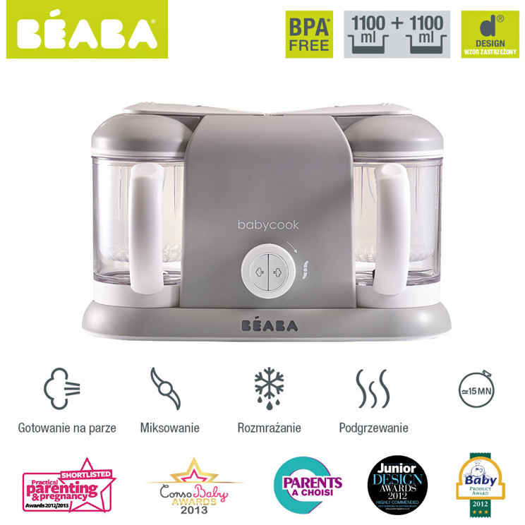 Beaba BabycookR Plus grey