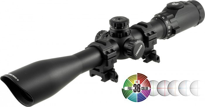Leapers Luneta celownicza UTG 4-16x44 30 mm AO MilDot EZ-Tap