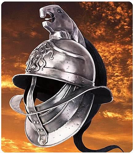 Płatnerze hiszpańscy HEŁM SPARTAKUSA Z FILMU SPARTAKUS KREW I PIACH