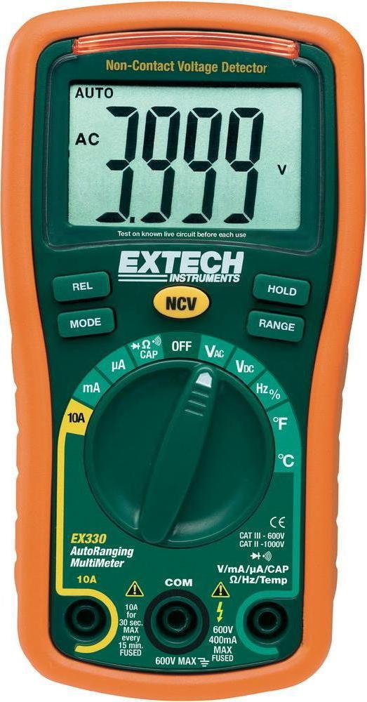 Extech Multimetr cyfrowy EX330 CAT III 600V CAT II 1000V