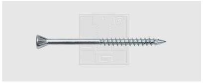 SWG Wkręty do drewna z łbem stożkowym 3.5 mm 60 mm Profil T stal Cynkowany 200 szt SWG