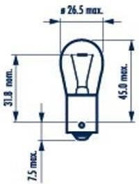 Narva Żarówka, lampa kierunkowskazu 17643