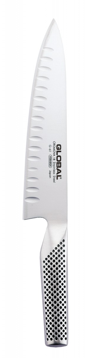 Global Nóż szefa kuchni żłobiony 20cm G-61