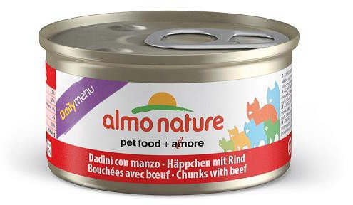 Almo Nature Daily Menu Kawałki wołowiny - Puszka 85g