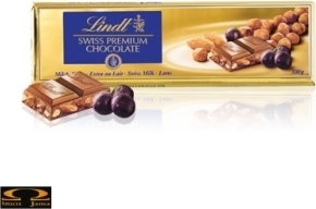 Lindt Milk Raisins Hazelnut Gold 300g