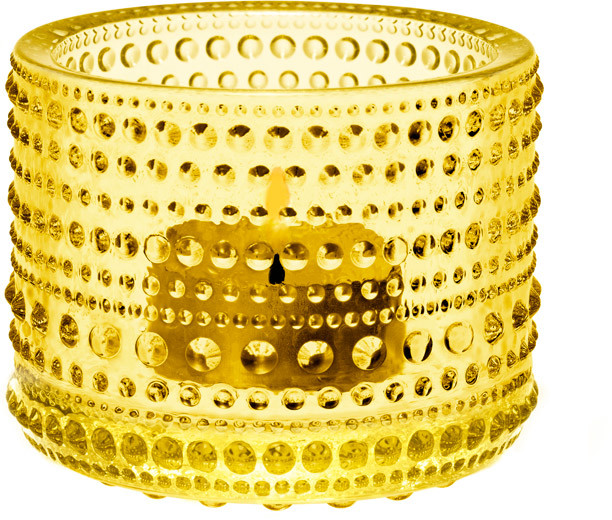 Iittala wiecznik Kastehelmi lemon 1007717