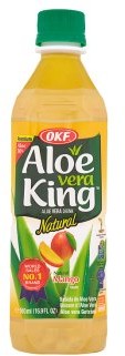 Aloe Vera OKF King Napój z cząstkami aloesu o smaku mango 500 ml