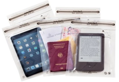 Noaks noaks Bag | etui ochronne, torebka Zip, Dry Bag | Rozmiar M  5 sztuka | 100% wodoszczelna, geruchsdicht i bezpiecznie | na wakacje, do uprawiania sportu i podróży | oryginalny produkt 405