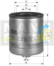 MANN Filtr paliwa -FILTER WK 9042 x