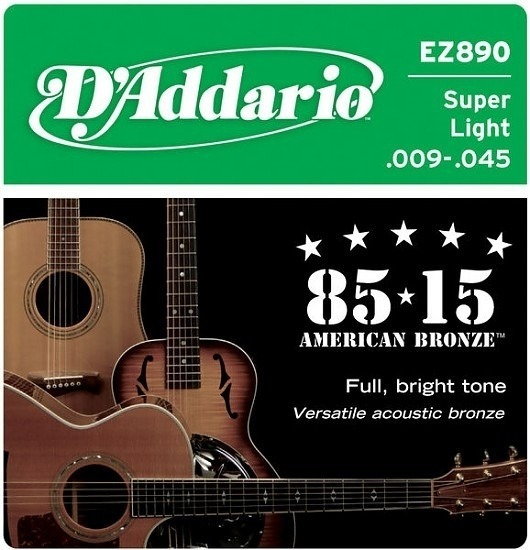 DAddario American Bronze struny do gitary akustycznej EZ890