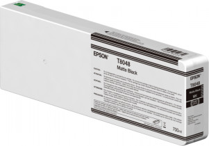 Epson Singlepack Matte Black T804800 UltraChrome HDX/HD 700ml C13T804800